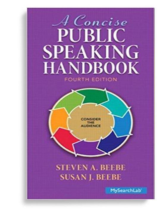 A Concise Public Speaking Handbook 4th Edition