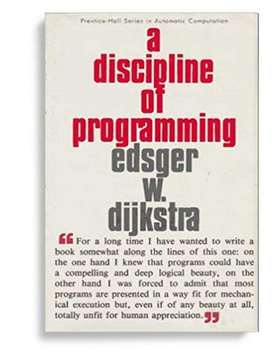 A Discipline Of Programming