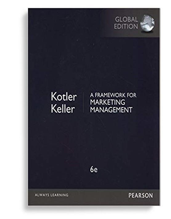 A Framework For Marketing Management 6th Edition by Kotlet Keller