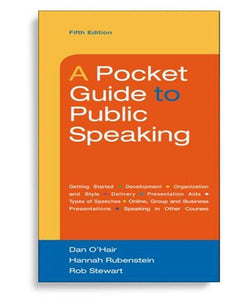 A Pocket Guide to Public Speaking 5th Edition by O'Hair