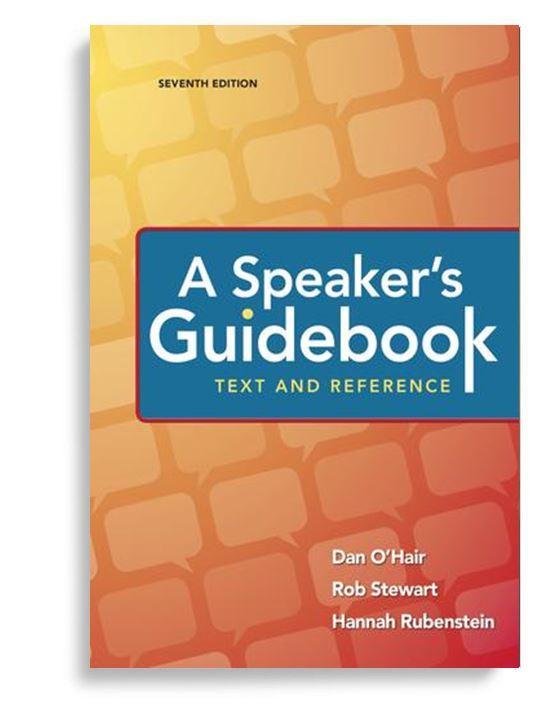 A Speaker's Guid: Text and Reference 7th Edition by Dan O'Hair