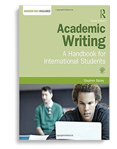 Academic Writing, A Handbook for International Students 4th Edition