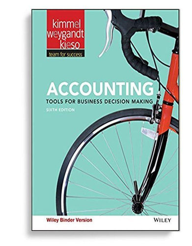 Accounting Binder Ready Version Tools for Business Decision Making 6