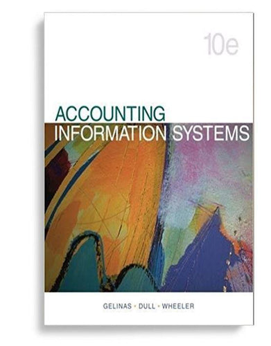 Accounting Information Systems 10th Edition