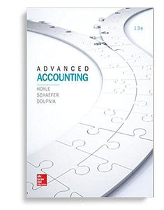 Advanced Accounting 13th Edition by Joe Ben Hoyle