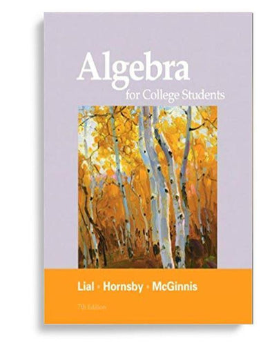 Algebra for College Students 7th Edition