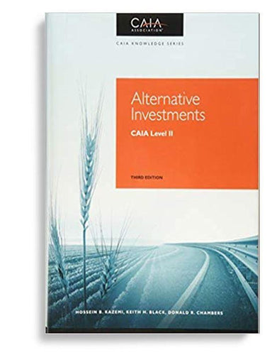Alternative investments; CAIA level II 3rd Edition