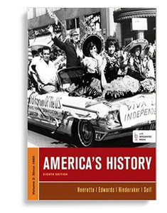 America's History, Volume II 8th Edition by James A. Henretta