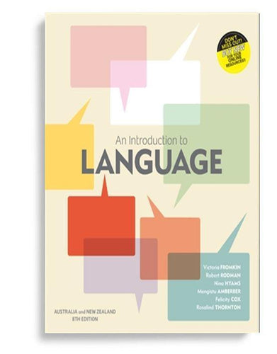 An Introduction to Language Australia New Zealand Edition