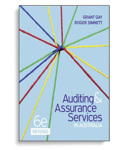 Auditing Assurance Services in Australia 6th Revised